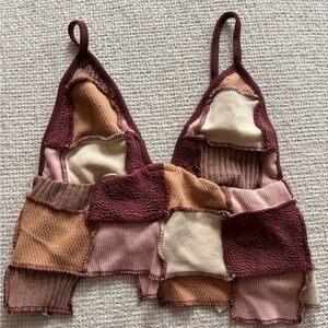 Urban Outfitters Patchwork Crop Top